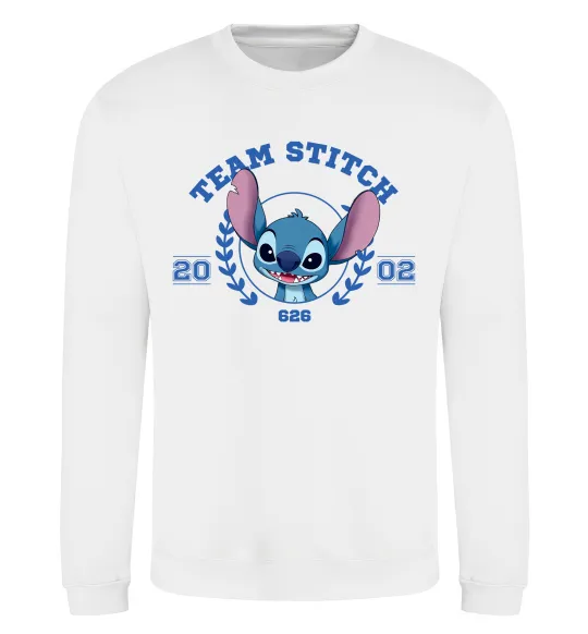 Свитшот Team stitch Белый фото