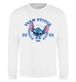 Світшот Team stitch Білий фото