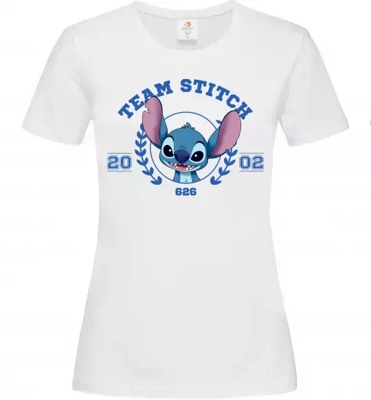 Женская футболка Team stitch Белый фото