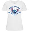 Женская футболка Team stitch Белый фото