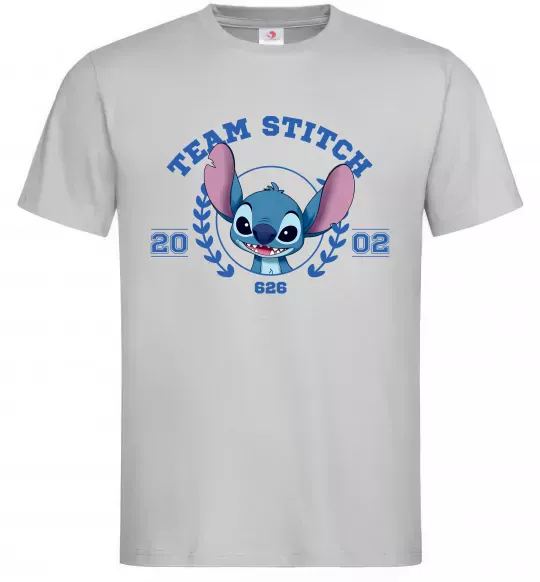 Мужская футболка Team stitch Серый фото