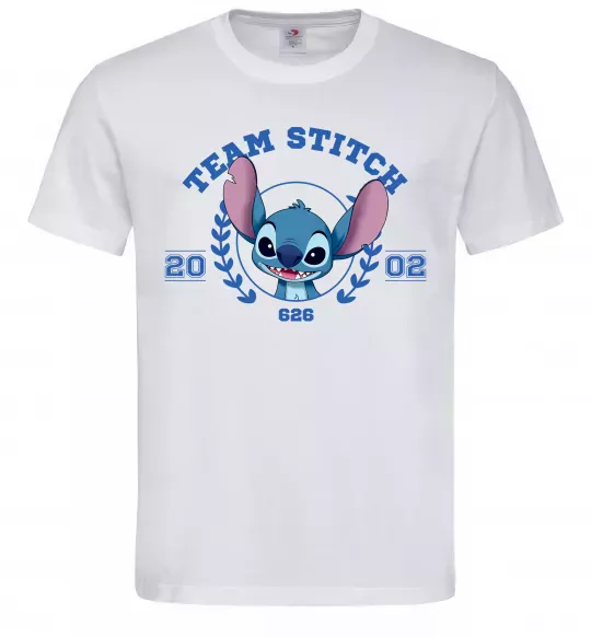 Мужская футболка Team stitch Белый фото