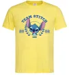 Мужская футболка Team stitch Лимонный фото
