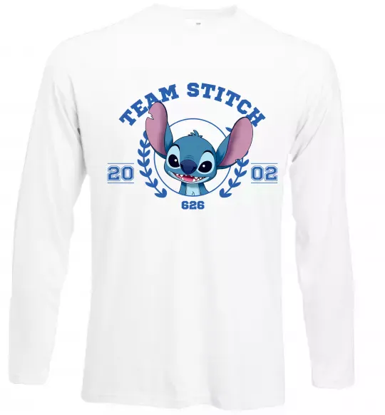 Лонгслив Team stitch Белый фото