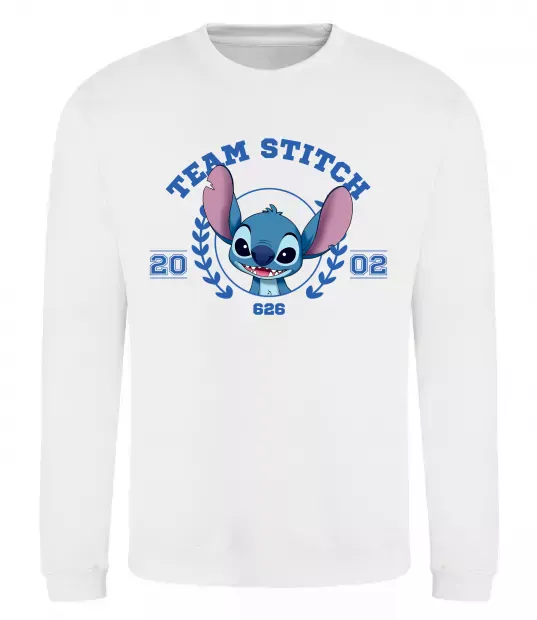 Свитшот Team stitch Белый фото