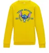 Детский Свитшот Team stitch Солнечно желтый фото