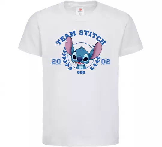 Детская футболка Team stitch Белый фото