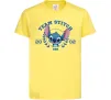 Детская футболка Team stitch Лимонный фото