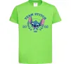 Детская футболка Team stitch Лаймовый фото