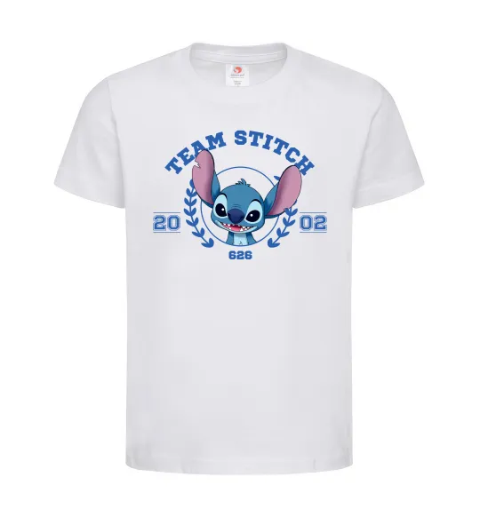 Детская футболка Team stitch Белый фото