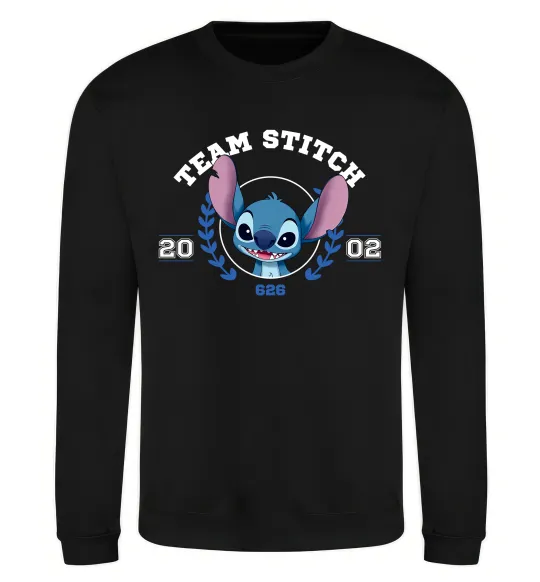 Свитшот Team stitch Черный фото