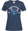 Женская футболка Team stitch Темно-синий фото