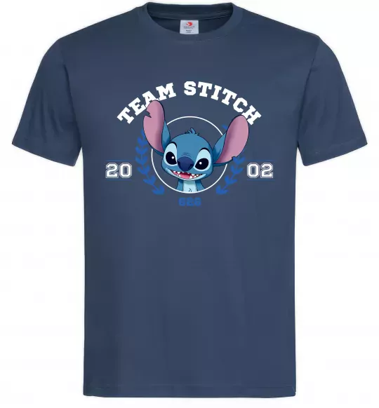 Мужская футболка Team stitch Темно-синий фото