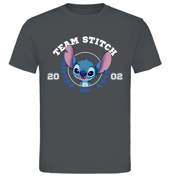 Мужская футболка Team stitch Графит фото