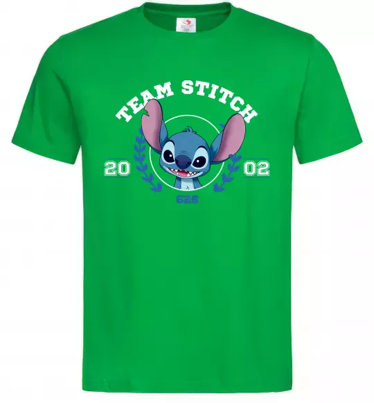 Мужская футболка Team stitch Зеленый фото