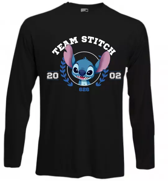 Лонгслив Team stitch Черный фото