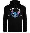 Женская толстовка (худи) Team stitch Черный фото