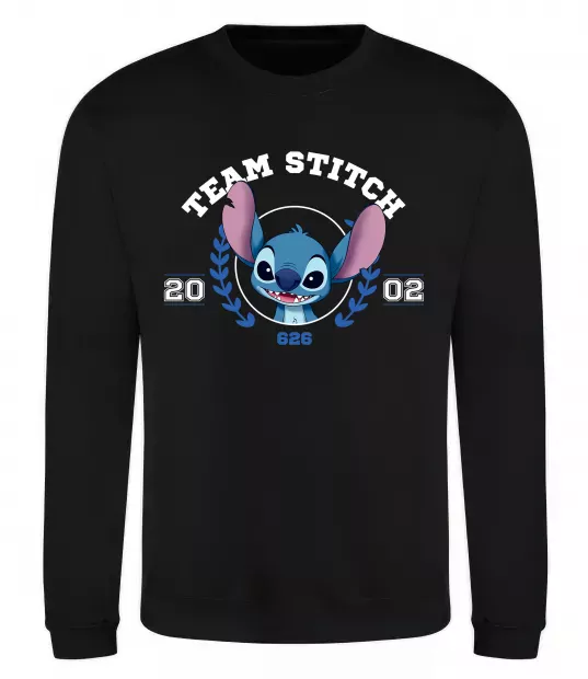Свитшот Team stitch Черный фото
