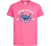 Детская футболка Team stitch Ярко-розовый фото