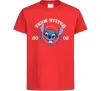 Детская футболка Team stitch Красный фото