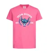 Детская футболка Team stitch Ярко-розовый фото
