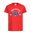 Детская футболка Team stitch Красный фото