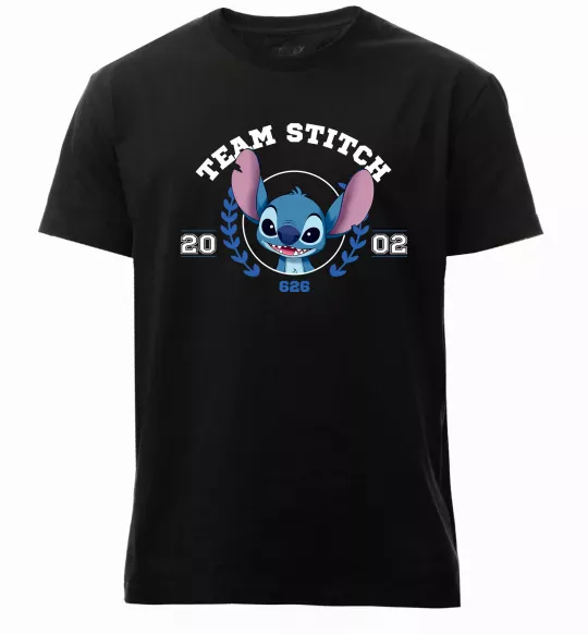 Мужская премиум футболка Team stitch Черный фото