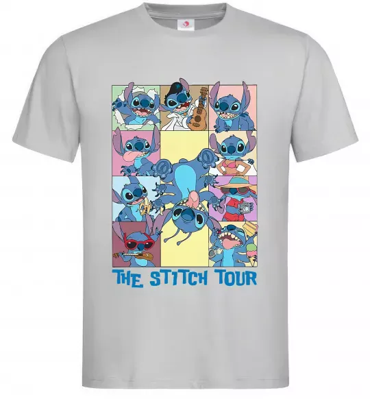 Чоловіча футболка The Stitch tour Сірий фото