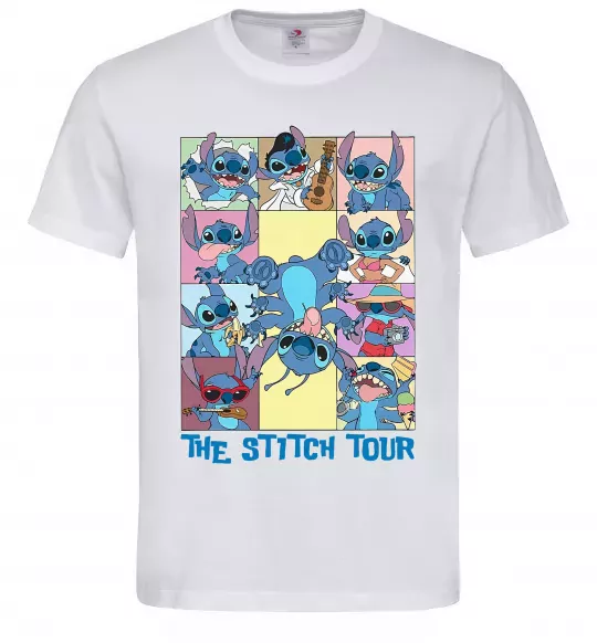 Чоловіча футболка The Stitch tour Білий фото