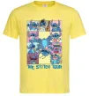 Чоловіча футболка The Stitch tour Лимонний фото