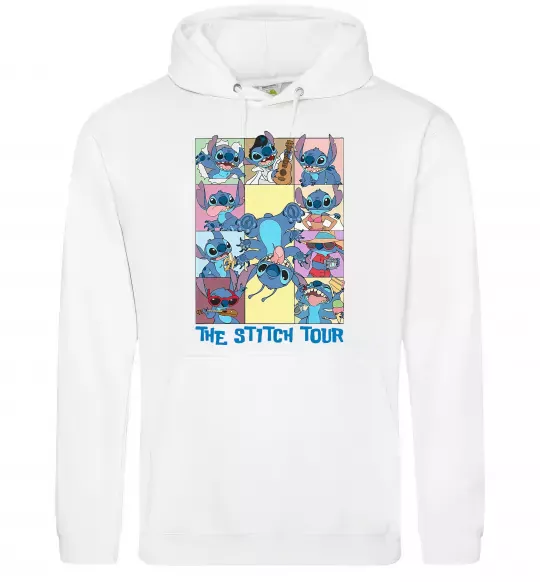 Женская толстовка (худи) The Stitch tour Белый фото
