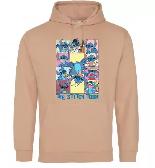 Женская толстовка (худи) The Stitch tour Песочный фото