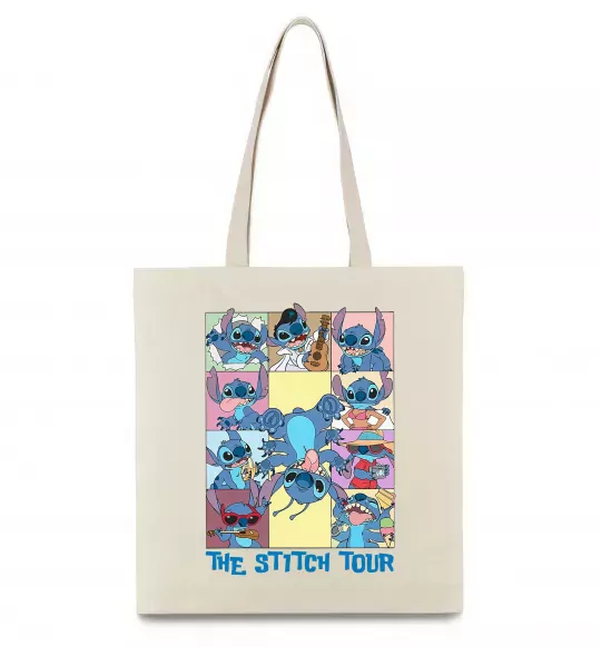 Еко-сумка The Stitch tour Бежевий фото