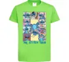Детская футболка The Stitch tour Лаймовый фото