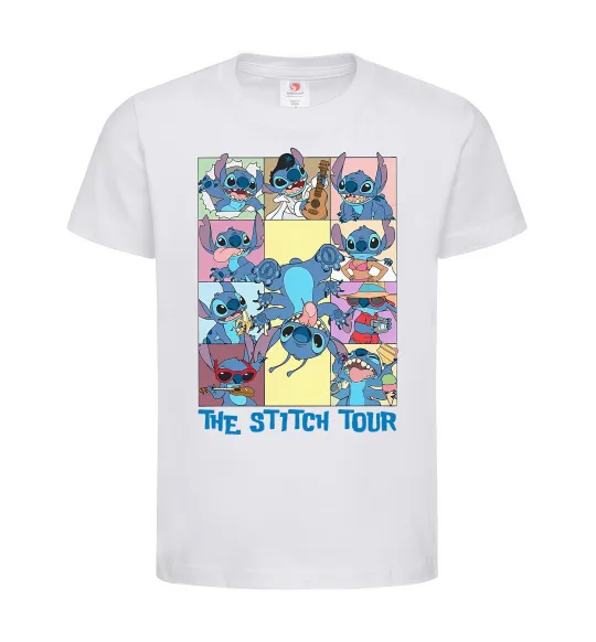Дитяча футболка The Stitch tour Білий фото