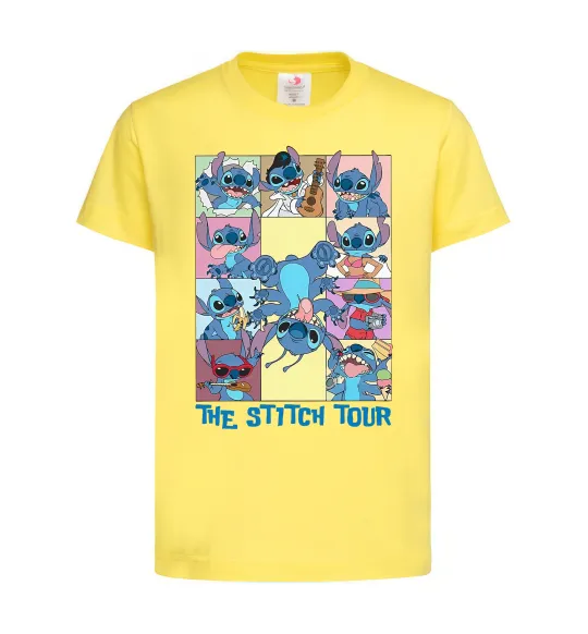 Дитяча футболка The Stitch tour Лимонний фото