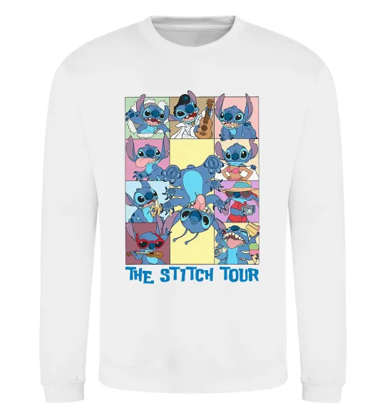 Світшот The Stitch tour Білий фото