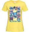 Женская футболка The Stitch tour Лимонный фото