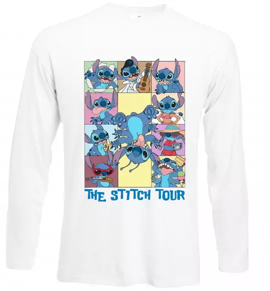 Лонгслив The Stitch tour Белый фото