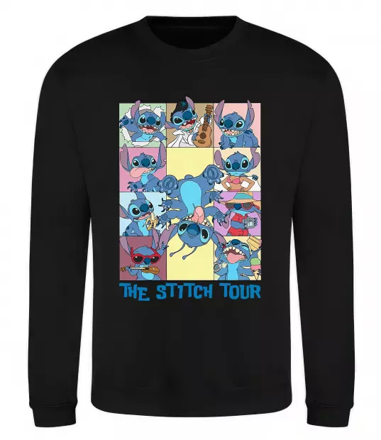 Світшот The Stitch tour Чорний фото