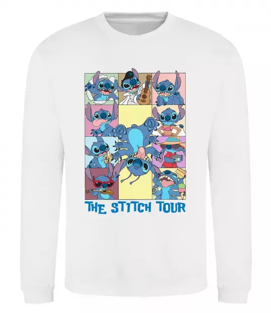 Світшот The Stitch tour Білий фото