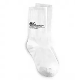 Шкарпетки iBOLIT Білий фото