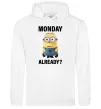 Жіноча толстовка (худі) Monday already Білий фото