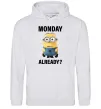Жіноча толстовка (худі) Monday already Сірий меланж фото