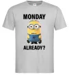 Чоловіча футболка Monday already Сірий Чоловіча футболка Monday already Сірий фото