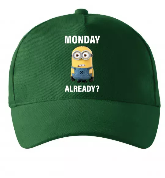 Кепка Monday already Темно-зеленый фото
