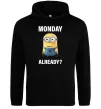 Жіноча толстовка (худі) Monday already Чорний фото