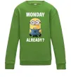 Детский Свитшот Monday already Лаймовый фото
