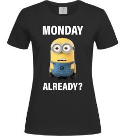 Женская футболка Monday already