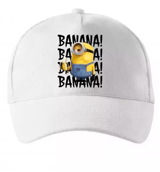Кепка Міньйон Banana Білий фото